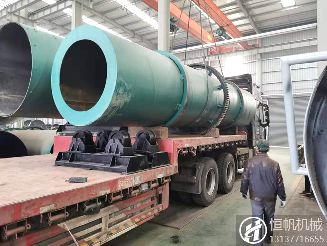 年產10萬噸有機肥顆粒生產線設備交付河北承德客戶(圖1) 河北承德烘干機